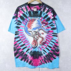 画像1: 90's GRATEFUL DEAD USA製 タイダイ ロックバンドTシャツ XL (1)