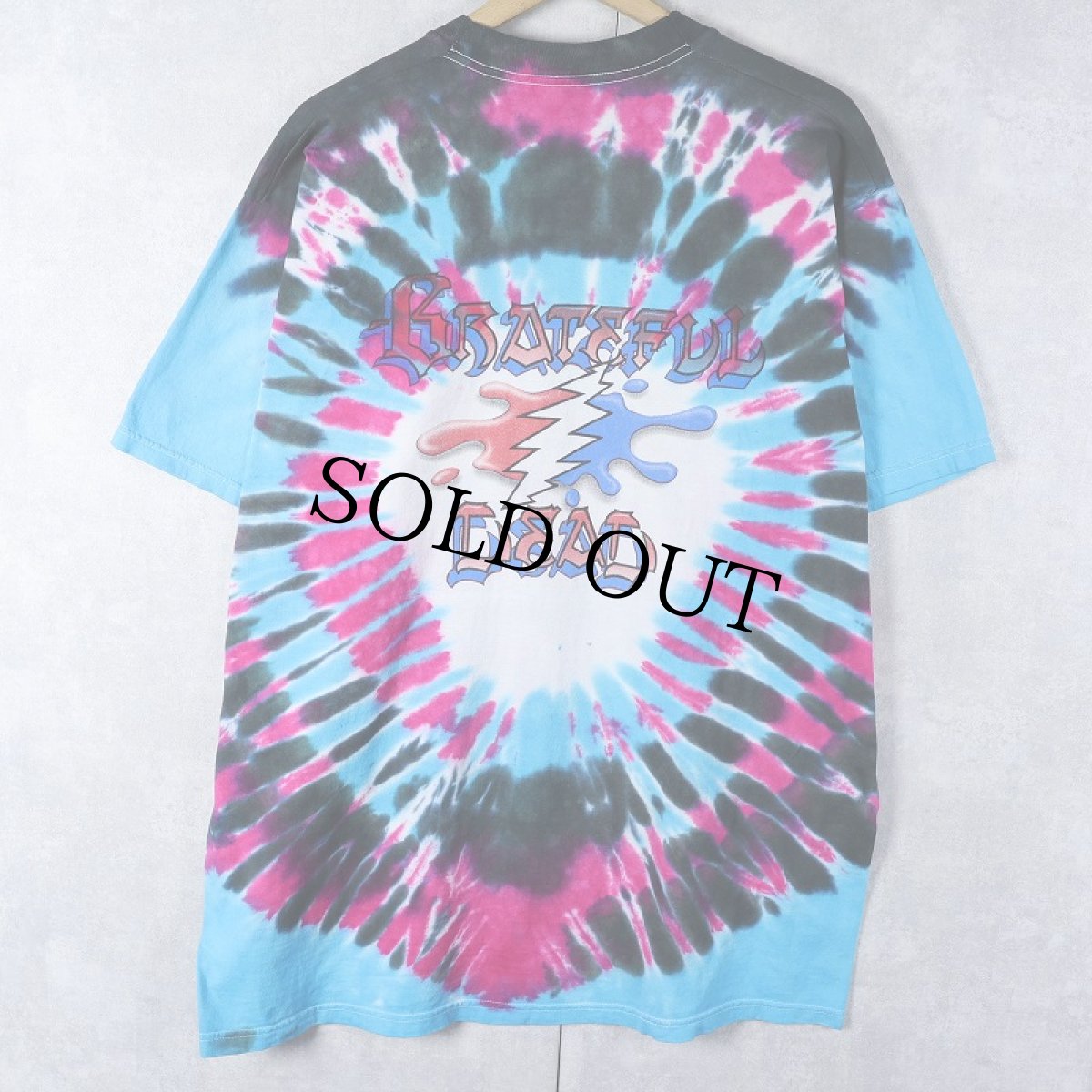 画像2: 90's GRATEFUL DEAD USA製 タイダイ ロックバンドTシャツ XL (2)