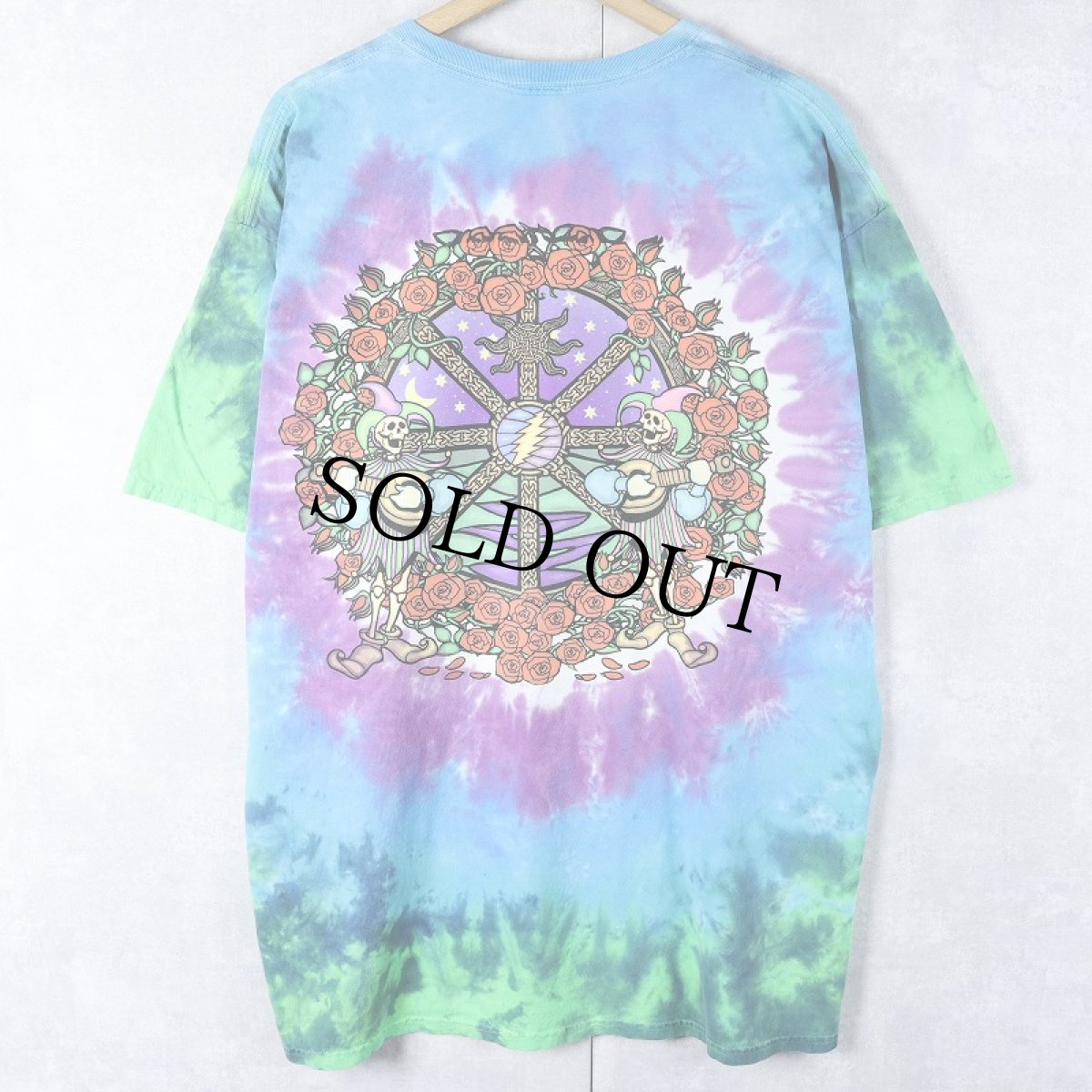 画像2: 2000's LIQUID BLUE "GRATEFUL DEAD" タイダイ ロックバンドTシャツ XL (2)