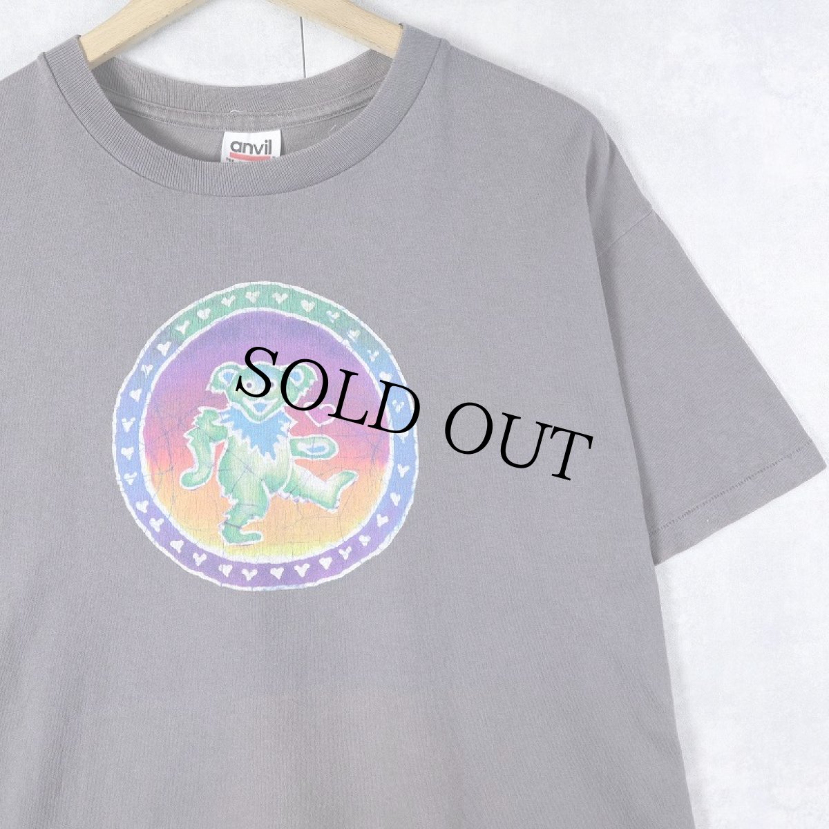画像1: 90's GRATEFUL DEAD USA製 タイダイ ロックバンドTシャツ L (1)