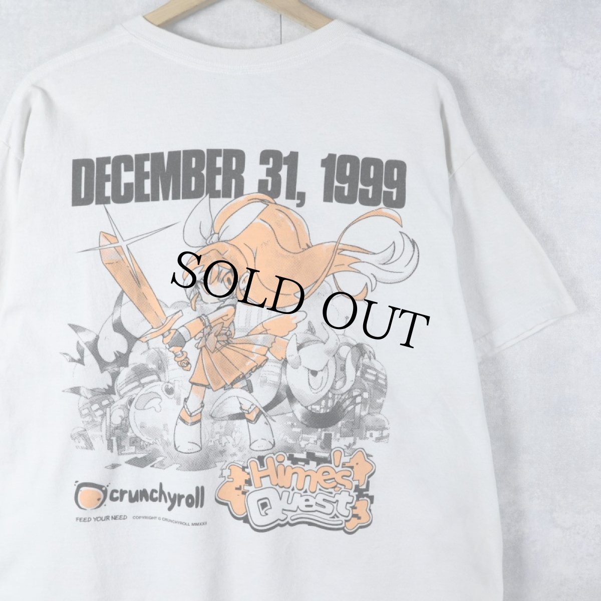 画像1: Hime's Quest 3 "CAN YOU DEFEAT Y2K?" ゲームプリントTシャツ (1)