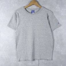 画像1: 90's Champion 青刺繍タグ 中期 USA製 無地Tシャツ M (1)