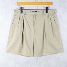 画像1: 90's POLO Ralph Lauren USA製 2タック チノショーツ W33 (1)