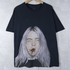 画像1: Billie Eilish "you should see me in a crown" ミュージシャンフォトプリントTシャツ BLACK XL (1)