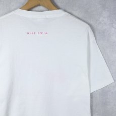 画像2: 90〜2000's NIKE USA製 "SWIM” ロゴプリントTシャツ M (2)