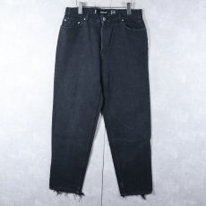 画像1: 90's Levi's SILVERTAB USA製 "Loose" ブラックデニムパンツ W34 (1)