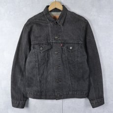 画像1: 90's Levi's 75505 CANADA製 ブラックデニムジャケット SIZE40 (1)