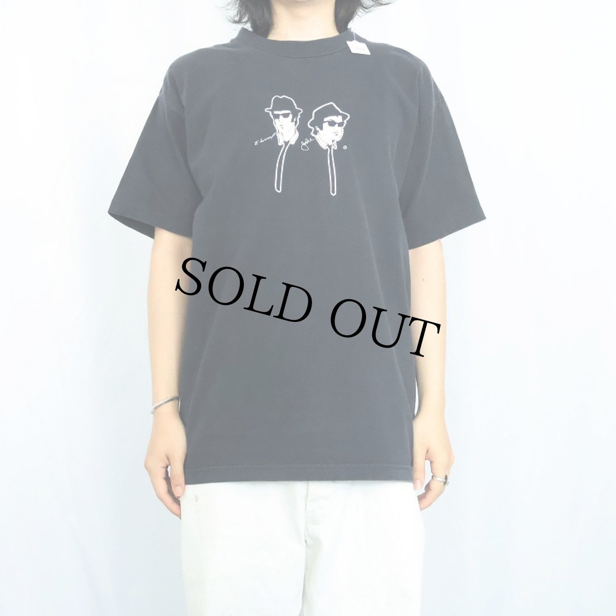 画像3: 90's THE BLUES BROTHERS "House of Blues" コメディ映画プリントTシャツ BLACK (3)