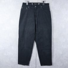 画像1: 90's Levi's SILVERTAB USA製 "Loose" ブラックデニムパンツ W33 (1)