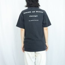 画像4: 90's THE BLUES BROTHERS "House of Blues" コメディ映画プリントTシャツ BLACK (4)