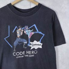 画像1: Infusion Development "CODE HERO" IT企業 プリントTシャツ BLACK M (1)
