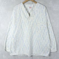 画像1: 50's TOWNCRAFT 総柄コットンプルオーバーシャツ SIZE42-44 (1)