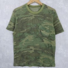 画像1: カモ柄 メッシュポケットTシャツ (1)