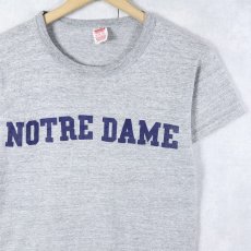 画像1: 80's H. WOLF & SONS INC. "NOTRE DAME" カレッジプリントTシャツ M (1)