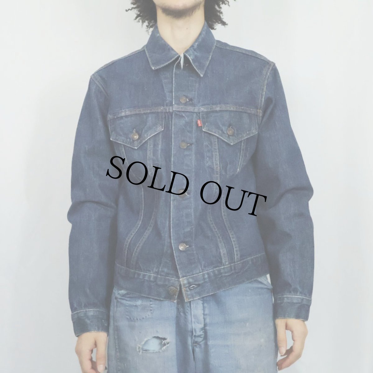 画像2: 70's Levi's 70505-0217 デニムジャケット SIZE40 (2)