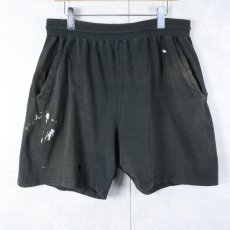 画像1: 90's RUSSELL ATHLETIC USA製 スウェットショーツ BLACK XL (1)
