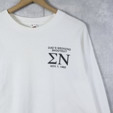 画像2: 90's USA製 "SIGMA NU" 親睦団体プリントロンT XL (2)