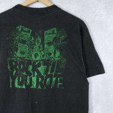 画像2: 90's HELL TOUPEE USA製 パンクバンドTシャツ BLACK L (2)