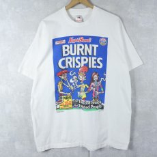 画像1: 90's Dog Eat Dog "Burnt Crispies" ガンジャプリントTシャツ XL (1)