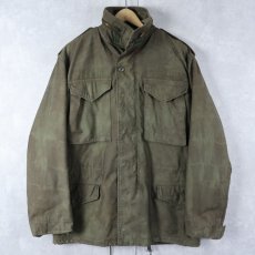画像1: 70's U.S.ARMY M-65 後染め フィールドジャケット 3rd グレーライナー SMALL REGULAR (1)