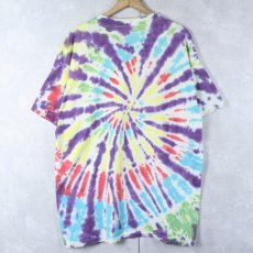 画像2: 90's The Black Crowes USA製 タイダイ ロックバンドプリントTシャツ XL (2)