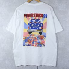 画像2: 1999 WOODSTOCK USA製 ロックフェスティバルTシャツ XL (2)