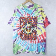 画像1: 90's The Black Crowes USA製 タイダイ ロックバンドプリントTシャツ XL (1)