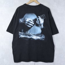 画像2: 90's STEVE MILLER BAND USA製 ブルースロックバンド プリントTシャツ BLACK XL (2)