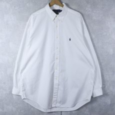 画像1: Ralph Lauren "CLASSIC FIT" コットンボタンダウンシャツ SIZE17 1/2 (1)