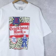 画像1: 90's Dog Eat Dog USA製 "Crackhead Mack" ガンジャプリントTシャツ XL (1)