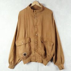 画像1: DANIEL HECHTER "A-1 TYPE" リネン ヴァルスタージャケット SIZE50 (1)