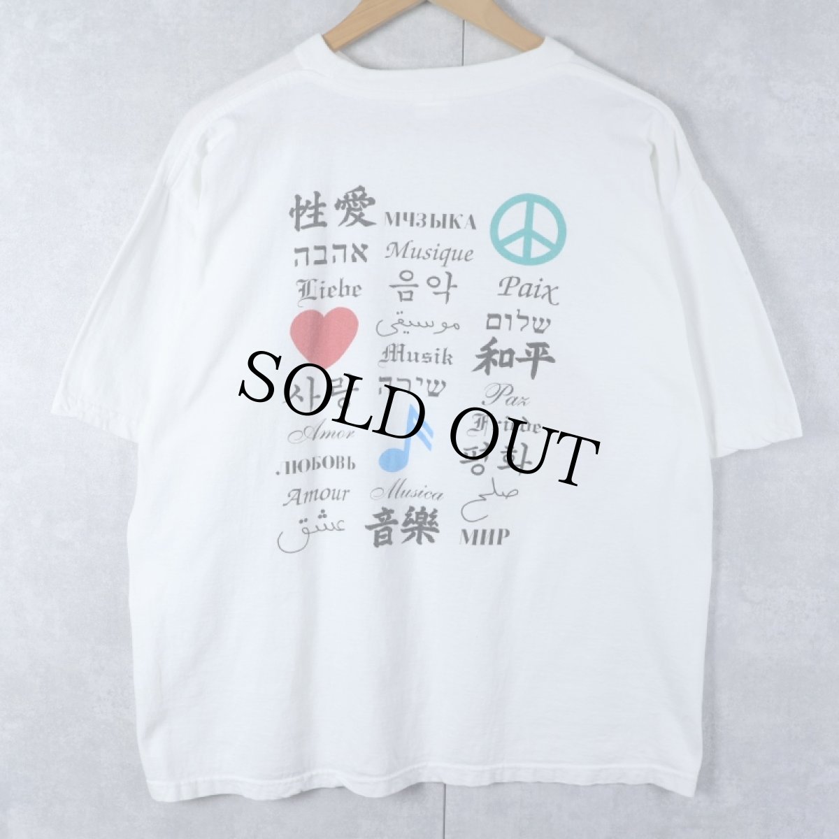 画像2: 1994 WOODSTOCK ロックフェスティバルTシャツ L (2)
