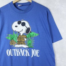 画像1: 70〜80's SNOOPY "OUTBACK JOE" キャラクタープリントTシャツ (1)