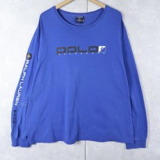 画像1: 90's POLO SPORT Ralph Lauren ロゴプリントロンＴ XL (1)