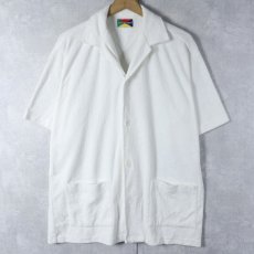 画像1: WEEKENDER 無地 パイルビーチシャツ (1)