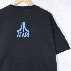 画像2: ATARI "ASTEROIDS" シューティングゲーム プリントTシャツ BLACK  (2)