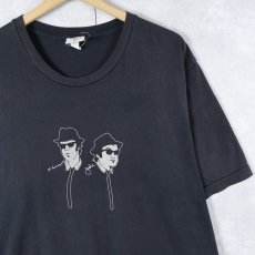 画像1: THE BLUES BROTHERS "House of Blues" コメディ映画プリントTシャツ BLACK XL (1)