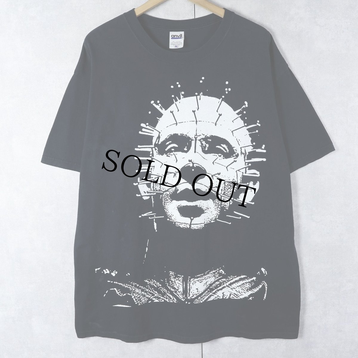 画像1: 2000's HELLRAISER ホラー映画プリントTシャツ BLACK XL (1)