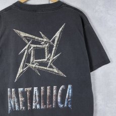 画像1: 90's METALLICA "NINJA STAR" ヘヴィメタルバンドTシャツ BLACK L (1)