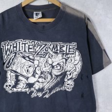 画像1: 90's WHITE ZOMBIE USA製 ヘヴィメタルバンドTシャツ BLACK XL (1)