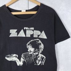 画像1: 80's Frank Zappa "Crush All Boxes" ミュージシャン プリントTシャツ BLACK  (1)