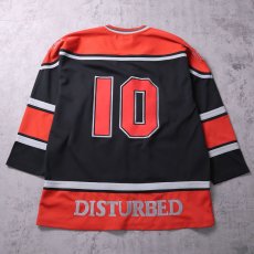 画像2: Disturbed ヘヴィメタルバンド メッシュゲームシャツ L (2)