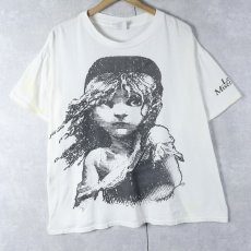 画像1: 90's Les Miserables USA製 大判 ミュージカルプリントTシャツ XL (1)