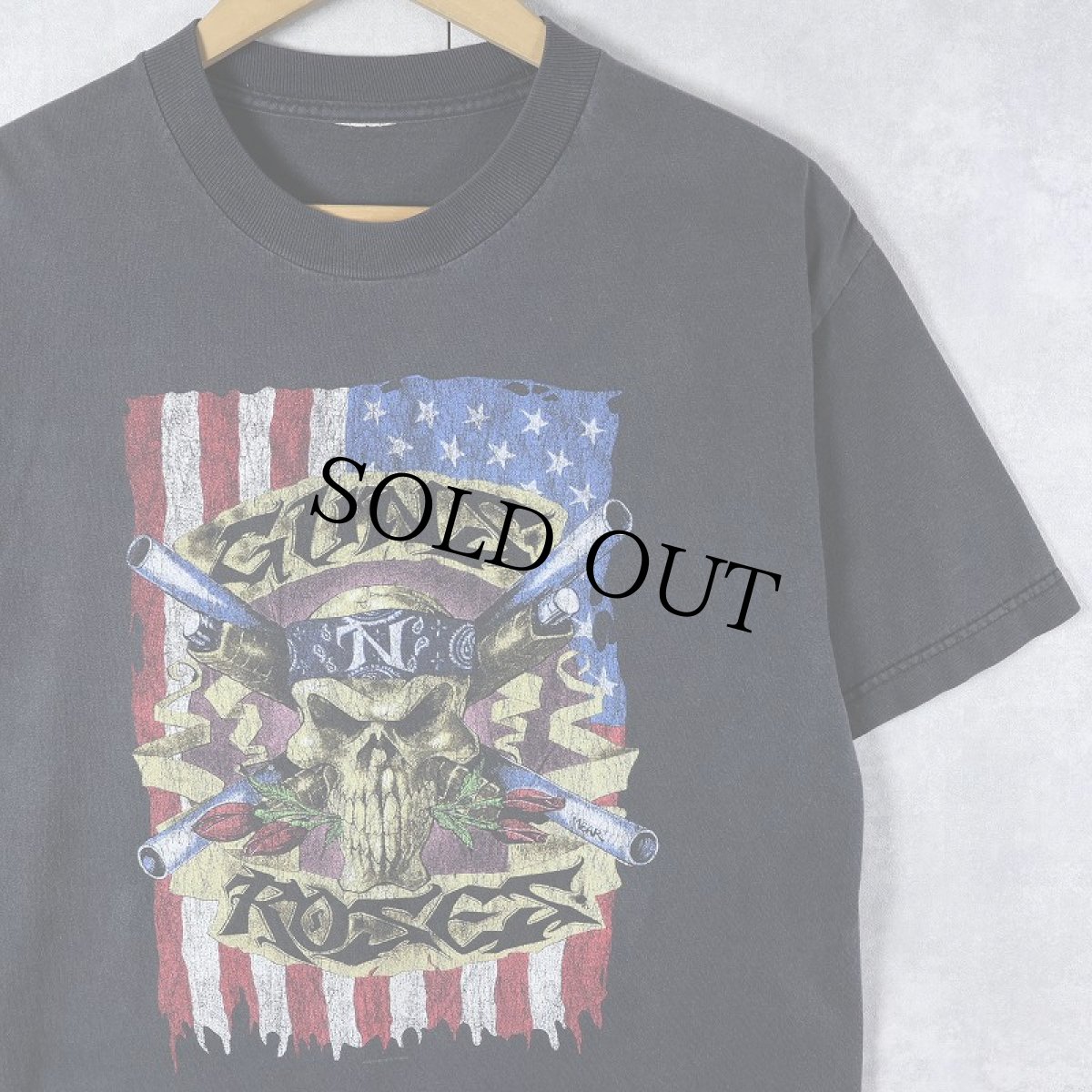 画像1: 2000's GUNS N' ROSES ロックバンドTシャツ BLACK  (1)