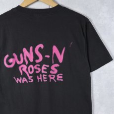画像2: 80's GUNS N' ROSES USA製 ロックバンドTシャツ BLACK L (2)