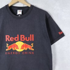 画像1: Red Bull ロゴプリントTシャツ BLACK  M (1)