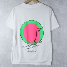 画像2: 90's Hog Rock CAFE USA製 バープリントTシャツ M (2)