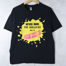 画像1: Sex Pistols パンクロックバンド プリントTシャツ BLACK L (1)