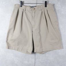 画像2: POLO Ralph Lauren "POLO CHINO" 2タック コットンチノショーツ W35 (2)