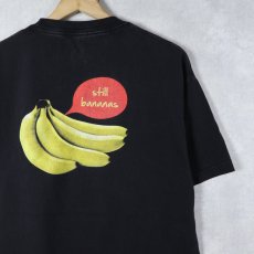 画像1: NOFRILLS バナナプリントTシャツ BLACK L (1)